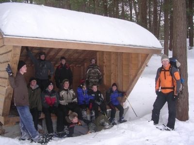 The Adirondacks - Snowshoeing at Woodworth Lake image. Click for full size.