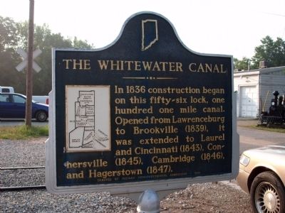 The Whitewater Canal Marker image. Click for full size.
