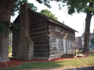 Cabin - - South/East of Courthouse Lawn image. Click for full size.