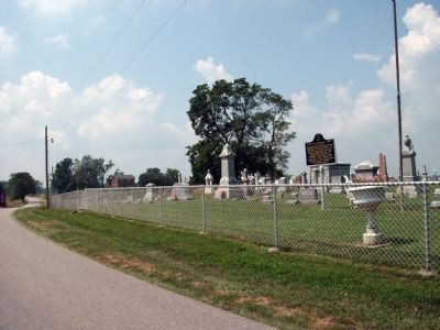 Looking South - - Escape of Caroline, 1847 Marker image. Click for full size.