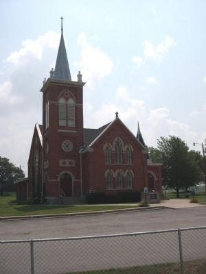 "Kingston Presbyterian Church" - Founded in 1823 image. Click for full size.