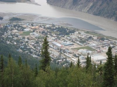 Dawson City from Midnight Dome. image. Click for full size.