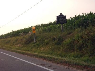 Looking South/East - - Twelve Mile Line Marker. Click for full size. Looking South/East - - Twelve Mile Line Marker image. Click for full size.