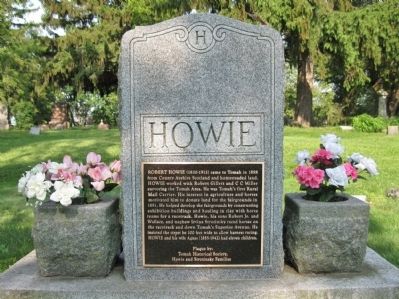 Robert Howie Marker image. Click for full size.