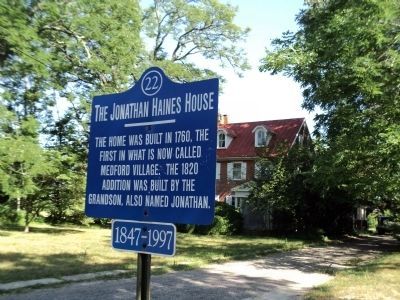 Marker in Medford. Click for full size. Marker in Medford image. Click for full size.