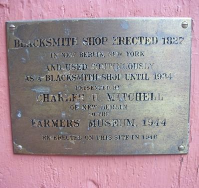 Blacksmith Shop Marker. Click for full size. Blacksmith Shop Marker image. Click for full size.