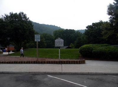 Wide view of the Montgomery White Sulphur Springs Marker image. Click for full size.