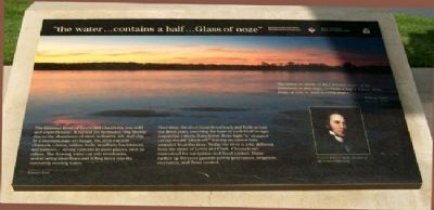 "the water...contains a half...Glass of ooze" Marker. Click for full size. "the water...contains a half...Glass of ooze" Marker image. Click for full size.
