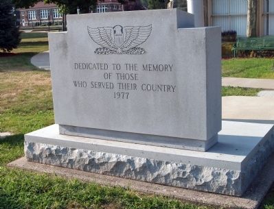 Full View - - Union County Veterans Memorial Marker image. Click for full size.