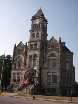 North Side - - Union County Courthouse - Liberty, Indiana image. Click for full size.