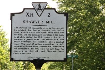 Shawver Mill Marker image. Click for full size.