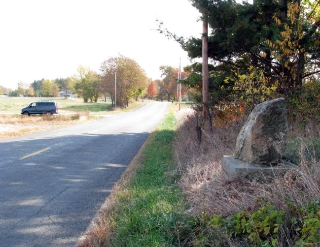 Site Of The First School House In Elkhart County Marker image. Click for full size.