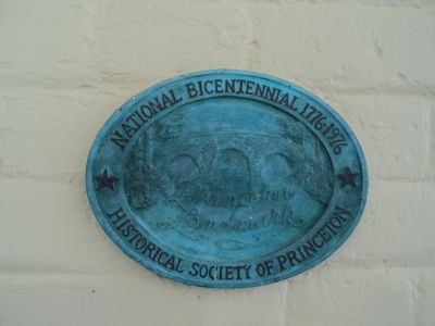 Princeton Landmark Plaque. Click for full size. Princeton Landmark Plaque image. Click for full size.