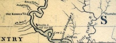 Map on "walked on Shore above this Creek" Marker. Click for full size. Map on "walked on Shore above this Creek" Marker image. Click for full size.