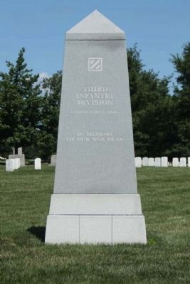 Third Infantry Division, U.S. Army Monument image. Click for full size.