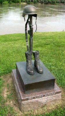 SFC Clint Wisdom Memorial image. Click for full size.