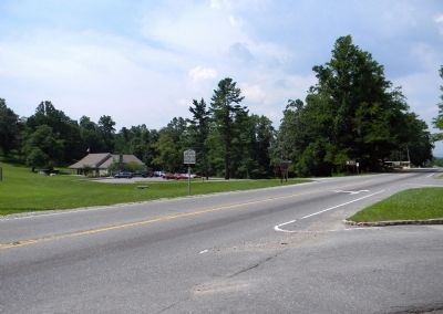 Wide view of the Spruce Pine Mining District Marker image. Click for full size.