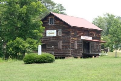 Burwell Boykin / Battle of Boykins Mill Marker and Mill house seen today image. Click for full size.