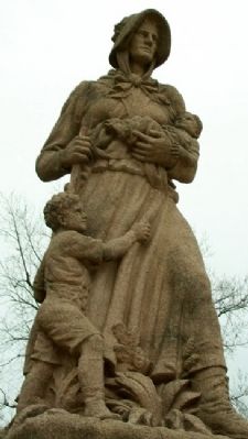 Madonna of the Trail Statue. Click for full size. Madonna of the Trail Statue image. Click for full size.