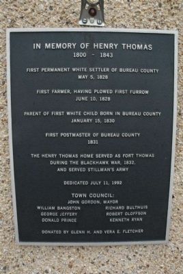 In Memory of Henry Thomas Marker image. Click for full size.