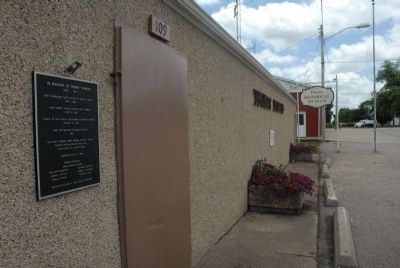 In Memory of Henry Thomas Marker at the Thomas History Museum image. Click for full size.