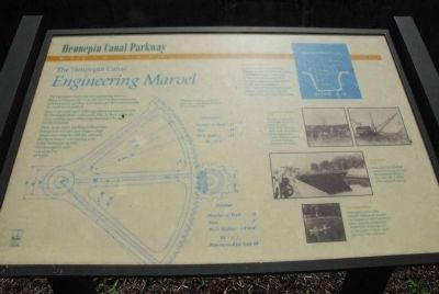 The Hennepin Canal Marker: Engineering a Marvel image. Click for full size.