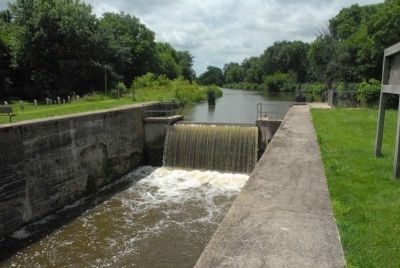 The Hennepin Canal Lock image. Click for full size.