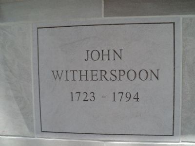 John Witherspoon Marker image. Click for full size.
