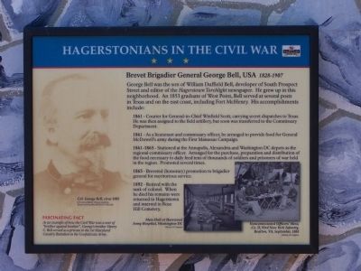 Hagerstonians In The Civil War Marker image. Click for full size.