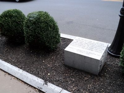 Nassau Street Marker. Click for full size. Nassau Street Marker image. Click for full size.