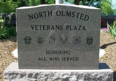 North Olmsted Veterans Plaza Marker image. Click for full size.