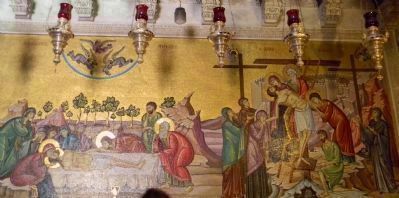 The 13th Station of the Cross: within the Church of the Holy Sepulchre. image. Click for full size.