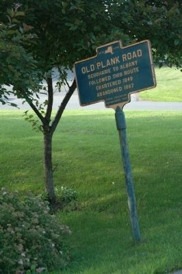 Old Plank Road Marker image. Click for full size.