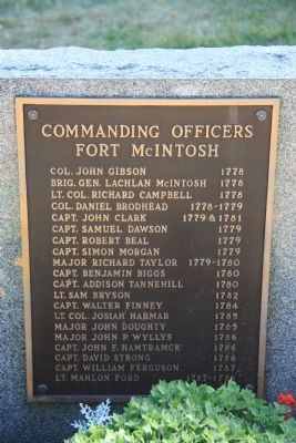 Commanding Officers Marker image. Click for full size.