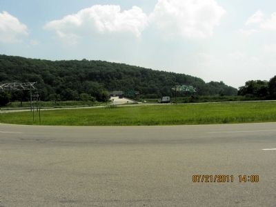 Jan Peeck Bridge Marker at Annsville Traffic Circle. Click for full size. Jan Peeck Bridge Marker at Annsville Traffic Circle image. Click for full size.