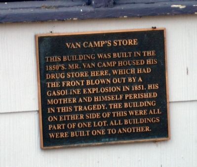 Van Camp's Store Marker image. Click for full size.
