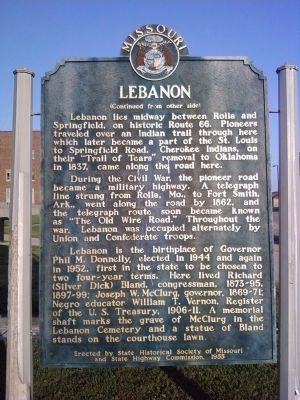 Lebanon Marker image. Click for full size.