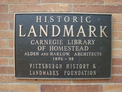 Carnegie Library of Homestead image. Click for full size.