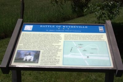Battle of Wytheville Marker image. Click for full size.