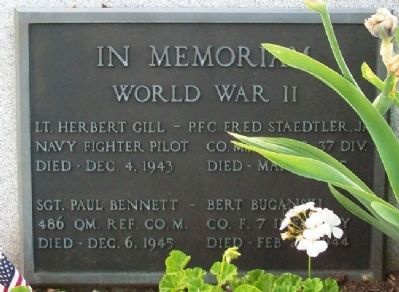 Twinsburg World War II Memorial Marker image. Click for full size.