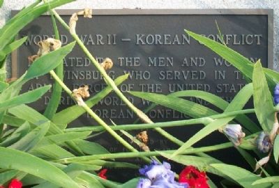 Twinsburg World War II - Korea Memorial Marker image. Click for full size.