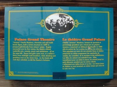 Palace Grand Theatre/Le th��tre Grand Palace Marker image. Click for full size.