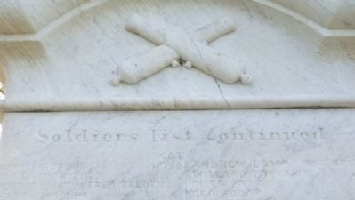Twinsburgh Civil War Memorial Honor Roll. Click for full size. Twinsburgh Civil War Memorial Honor Roll image. Click for full size.