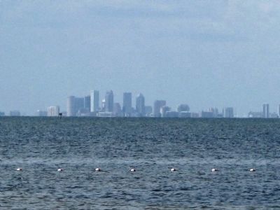 Park view north across the bay to the city of Tampa image. Click for full size.