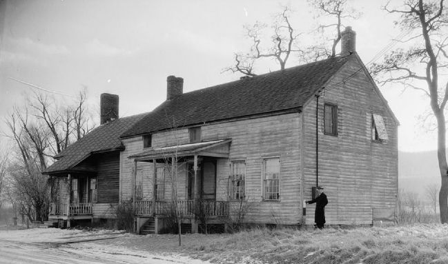 Severson House as Recorded in the Historic American Building Survey image. Click for full size.
