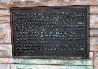 Monument Plaque - - Franklin County War Memorial Marker image. Click for full size.