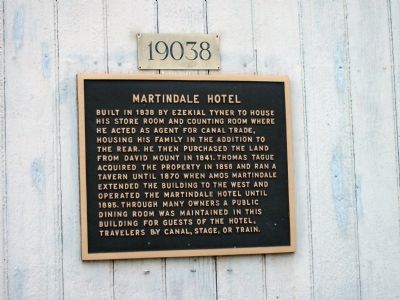 Martindale Hotel Marker image. Click for full size.