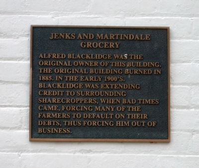 Jenks and Martindale Grocery Marker image. Click for full size.