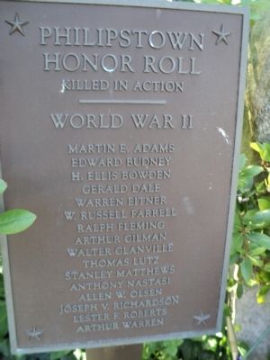 Philipstown Honor Roll Marker 1 image. Click for full size.