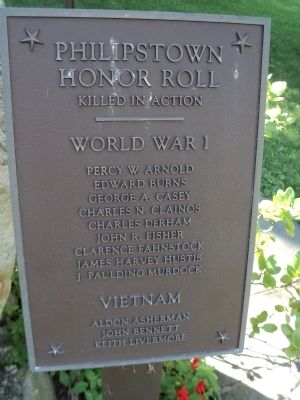 Philipstown Honor Roll Marker 2 image. Click for full size.